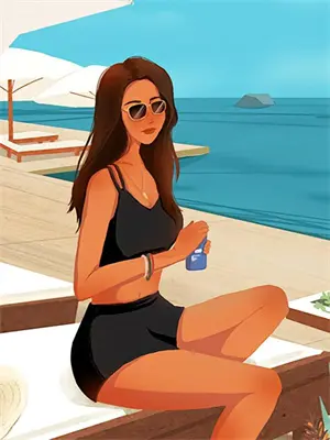 白发疯批美人人设